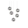 Trio verlichting Dios Hanglamp LED Nikkel mat, 5-lichts
