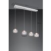 Trio verlichting Flynt Hanglamp LED Chroom, 4-lichts