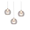 Trio verlichting Flynt Hanglamp LED Chroom, 3-lichts