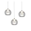 Trio verlichting Flynt Hanglamp LED Chroom, 3-lichts