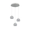 Trio verlichting Flynt Hanglamp LED Chroom, 3-lichts
