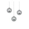 Trio verlichting Flynt Hanglamp LED Chroom, 3-lichts