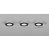 Trio verlichting Himal Inbouw armatuur LED Zwart, 3-lichts