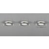 Trio verlichting Himal Inbouw armatuur LED Nikkel mat, 3-lichts