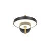 Trio verlichting KEATON Wandlamp LED Zwart-Goud, 1-licht