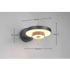 Trio verlichting KEATON Wandlamp LED Zwart-Goud, 1-licht