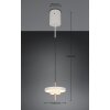 Trio verlichting KEATON Hanglamp LED Grijs, 1-licht