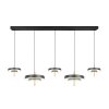 Trio verlichting KEATON Hanglamp LED Zwart-Goud, 1-licht