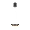 Trio verlichting KEATON Hanglamp LED Zwart-Goud, 1-licht