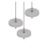 Trio verlichting KEATON Hanglamp LED Grijs, 3-lichts