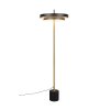 Trio verlichting KEATON Staande lamp LED Zwart-Goud, 1-licht