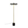 Trio verlichting KEATON Staande lamp LED Zwart-Goud, 1-licht
