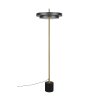 Trio verlichting KEATON Staande lamp LED Zwart-Goud, 1-licht