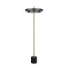 Trio verlichting KEATON Staande lamp LED Zwart-Goud, 1-licht