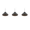 Trio verlichting Laguna Hanglamp LED Zwart, 3-lichts