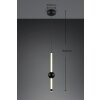 Trio verlichting Melita Hanglamp LED Zwart, 1-licht