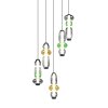 Trio verlichting Minerva Hanglamp LED Kleurrijk, 5-lichts