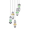 Trio verlichting Minerva Hanglamp LED Kleurrijk, 5-lichts