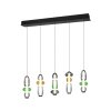 Trio verlichting Minerva Hanglamp LED Kleurrijk, 5-lichts