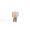 Trio verlichting Rocka Tafellamp Bruin, Goud, 1-licht