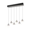 Trio verlichting Romeo Hanglamp LED Nikkel mat, 6-lichts