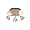 Trio verlichting Romeo Plafondlamp LED Nikkel mat, 5-lichts
