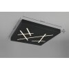 Trio verlichting Snip Plafondlamp LED Zwart, 1-licht, Afstandsbediening