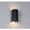 Trio verlichting Soka Wandlamp Zwart, 2-lichts