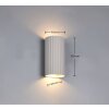 Trio verlichting Soka Wandlamp Grijs, 2-lichts