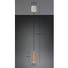Trio verlichting Soka Hanglamp Bruin, 1-licht