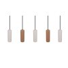 Trio verlichting Soka Hanglamp Bruin, 5-lichts