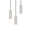 Trio verlichting Soka Hanglamp Grijs, 3-lichts