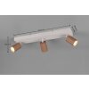 Trio verlichting Soka Plafondspot Bruin, 3-lichts