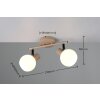 Reality Boba Plafondspot Beige, 2-lichts