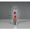 Reality Etna lavalamp LED Zilver, 1-licht
