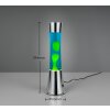 Reality Etna lavalamp LED Transparant, Helder, 1-licht