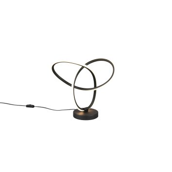 Reality Lando Tafellamp LED Zwart, 1-licht
