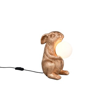 Reality Rabbit Tafellamp Goud, 1-licht