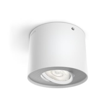 Philips verlichting Phase Plafondspot LED Wit, 1-licht