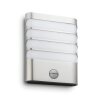 Philips verlichting Raccoon Wandlamp LED Zilver, 1-licht, Bewegingsmelder
