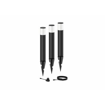 Philips verlichting Purex Tuin spotlight LED Zwart, 1-licht