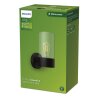 Philips verlichting Flareon Wandlamp voor buiten Zwart, 1-licht