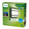 Philips verlichting Petronia Wandlamp voor buiten LED Antraciet, 1-licht