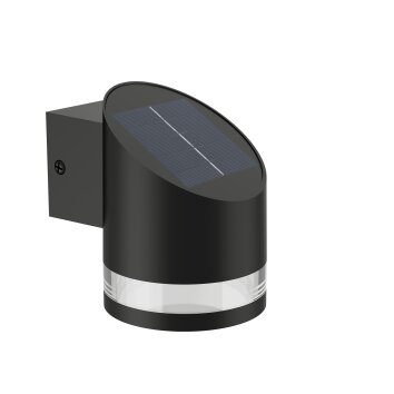 Philips verlichting Fyve Wandlamp LED Zwart, 1-licht