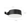 Philips verlichting Vynce Wandlamp LED Zwart, 1-licht