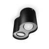 Philips verlichting Pillar Plafondlamp Zwart, 1-licht
