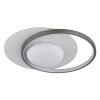Globo Moon Plafondlamp LED Grijs, Zwart, 1-licht