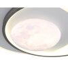 Globo Moon Plafondlamp LED Grijs, Zwart, 1-licht
