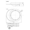 Globo Moon Plafondlamp LED Grijs, Zwart, 1-licht