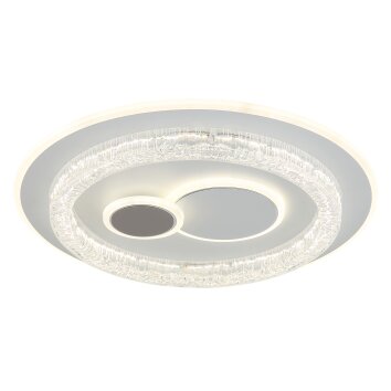 Globo Kriswall Plafondlamp LED Wit, 1-licht